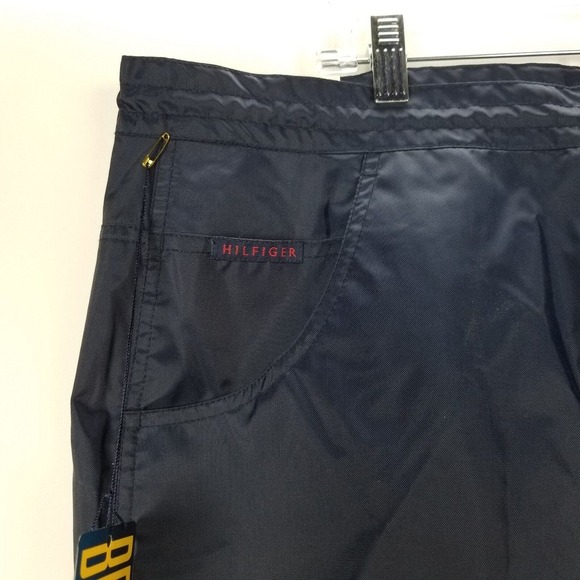 Tommy Jeans Men's Shorts Size XL Tommy Hilfiger Spellout Navy Blue Beach Wear - Picture 2 of 6